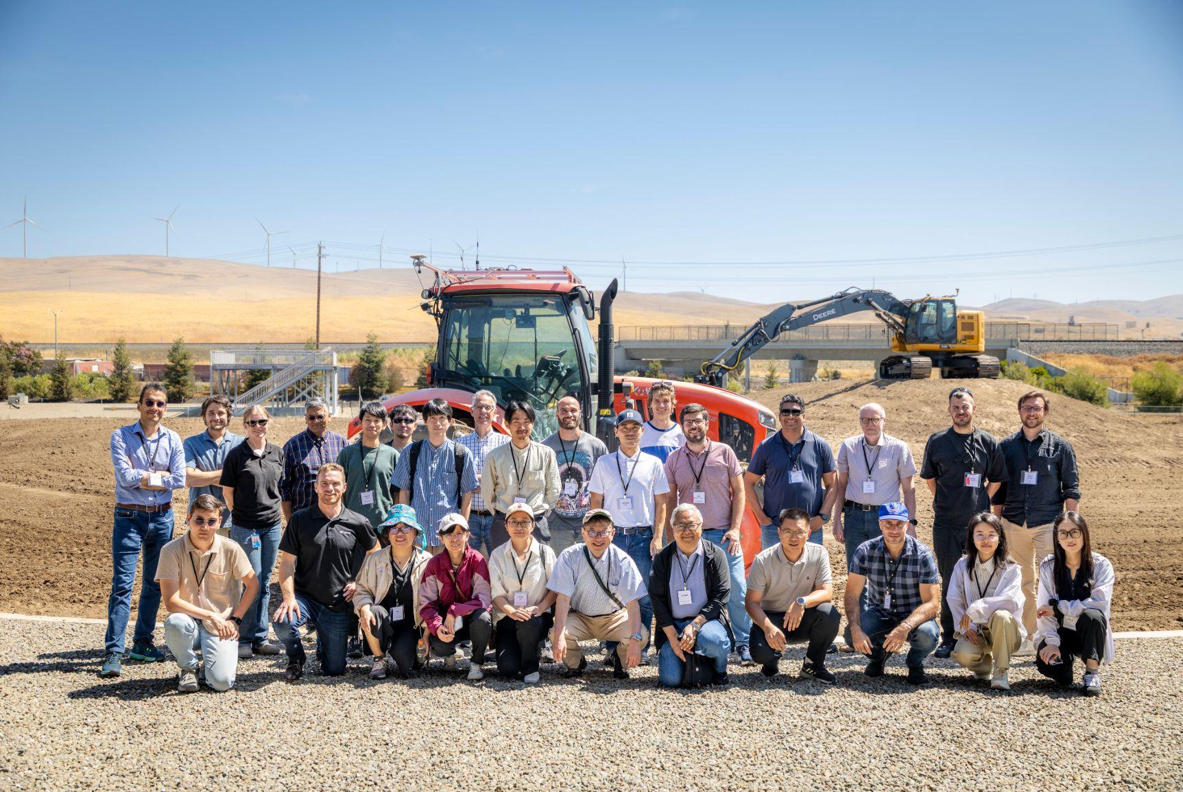 AGRICONTROL 2025 technical tour group photo